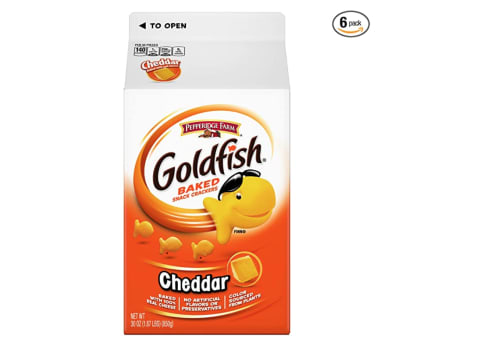 6-ct of 30 Oz Carton, Goldfish Cheddar Crackers
