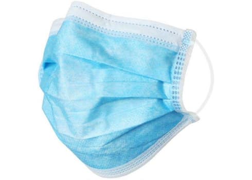 50-Pack 3-Layer Disposable Face Mask with Ear Loop