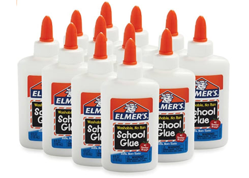 Elmer's School Glue, 4 Oz Each, 12 Count