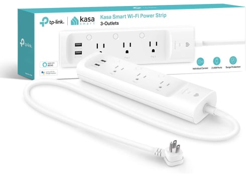 Kasa Smart Plug Power Strip Surge Protector, 3-Outlets