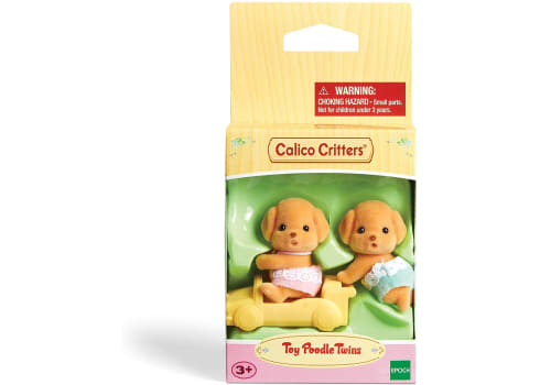 Calico Critters Toy Poodle Twins