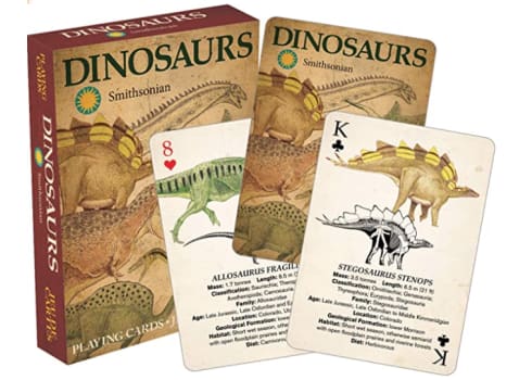 Aquarius Smithsonian Dinosaur Playing Cards