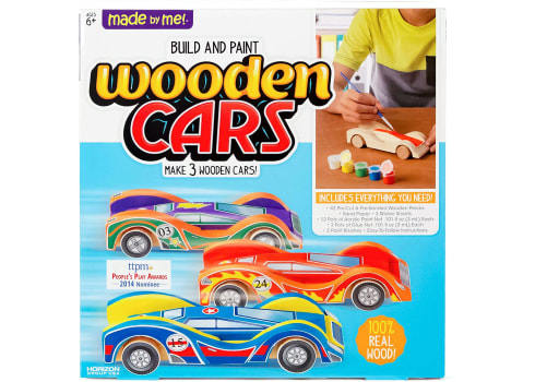 Made By Me Build & Paint Your Own Wooden Cars