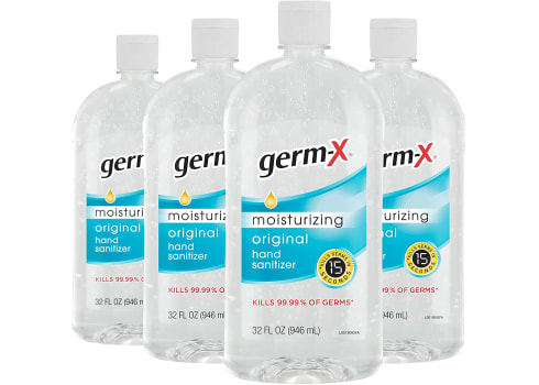 4-pk Germ-X Hand Sanitizer, Original, 32-oz