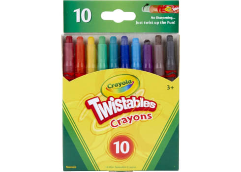 10-ct Crayola Twistables Crayons Coloring Set