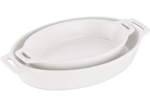 2-pc STAUB Ceramics Oval Baking Dish Set