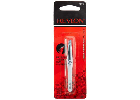 Revlon Multipurpose Tweezer, Slant Tip, Stainless Steel