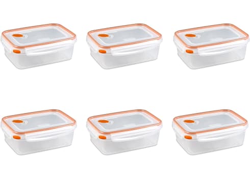 6-pk Sterilite Ultra Seal 8.3 Cup Food Storage Containers 