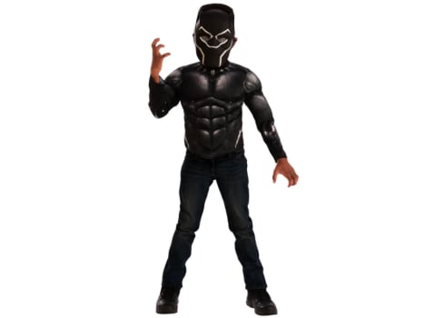 Black Panther Muscle Shirt Costume