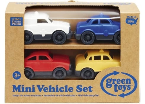 Green Toys Mini Vehicle, 4-Pack