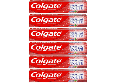 6-pk Colgate Sparkling White Cinnamon Toothpaste with Fluoride