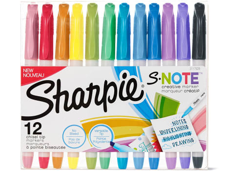 12-pk Sharpie S-Note Creative Markers