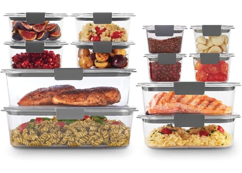 24-pc Rubbermaid Brilliance Storage Set