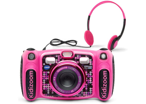 VTech Kidizoom Duo 5.0 Deluxe Digital Selfie Camera with MP3 Player and Headphones