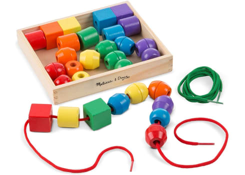 Melissa & Doug Primary Lacing Beads