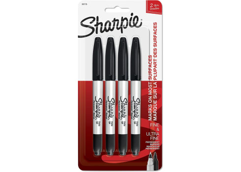 4-pk Sharpie Twin Tip Permanent Markers