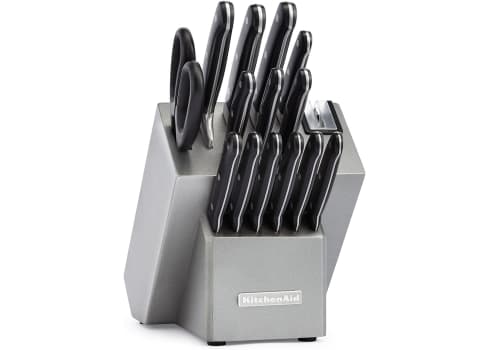 KitchenAid KKFTR16SL 16 Piece Classic Forged Series Triple Rivet Cutlery Set