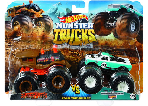 Hot Wheels Monster Demo Doubles Trucks 2 Pack