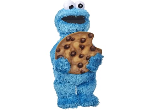13" Peekaboo Cookie Monster Talking Plush