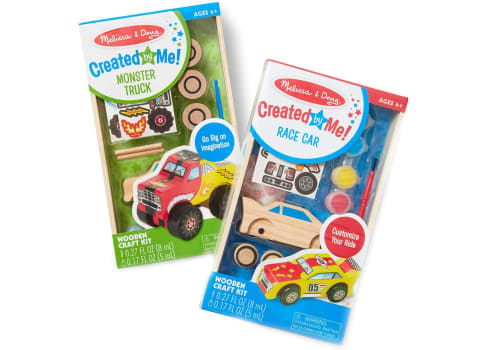 Melissa & Doug Decorate-Your-Own Wooden Craft Kits Set