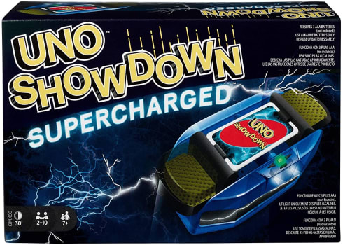 UNO Showdown Supercharged Family Card Game