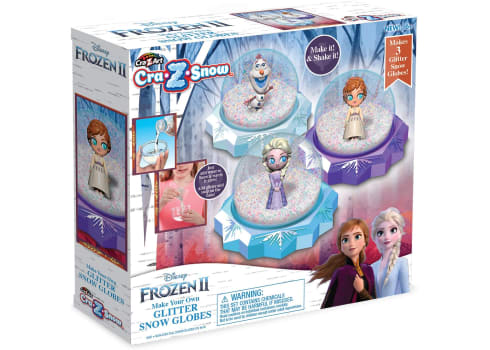 Cra-Z-Art Disney Frozen 2 Glitter Snow Globes