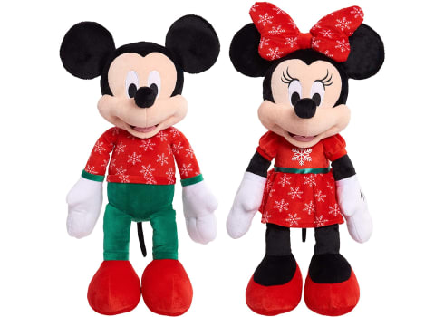 Disney Mickey or Minnie 2020 Large Holiday Plush