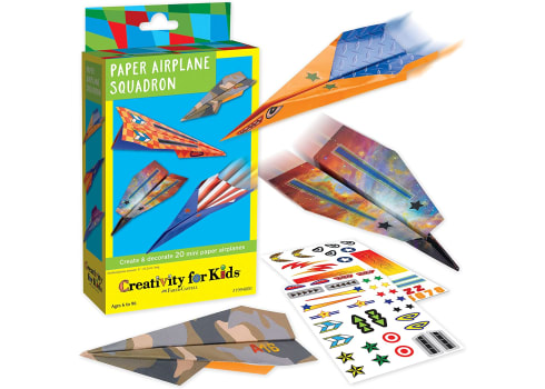 Creativity for Kids Paper Airplane Squadron