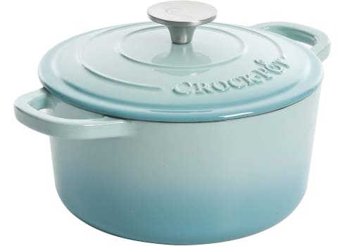 3-qt Crock-Pot Artisan Round Enameled Cast Iron Dutch Oven