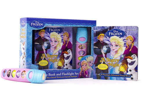 Disney Frozen Pop-up Book and Flashlight Toy Set