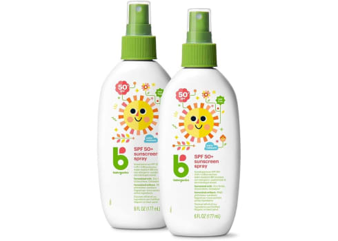 2-pk Babyganics Sunscreen Spray 50 SPF, 6 Fl Oz.