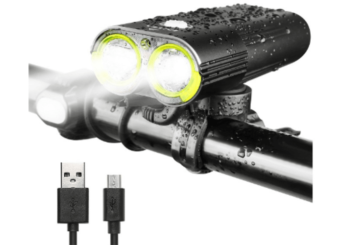 1600 Lumen Bike Light w/ USB Power Bank