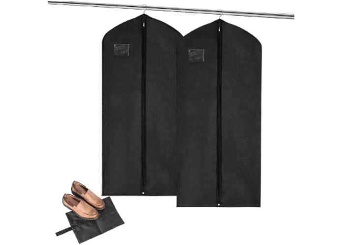 2 Garment Bags + Shoe Bag