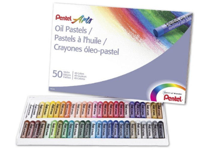50-pc Pentel Arts Oil Pastels