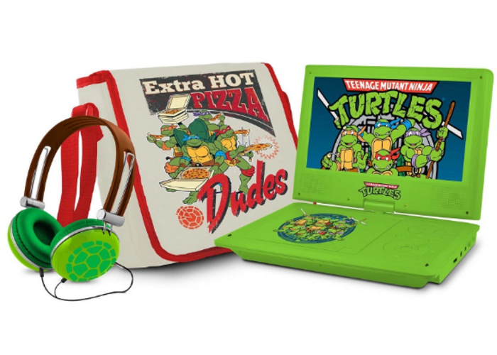 TMNT 7" Portable DVD Player with Bag/Headphones