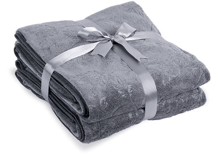 2-pk Microfiber Bath Towels