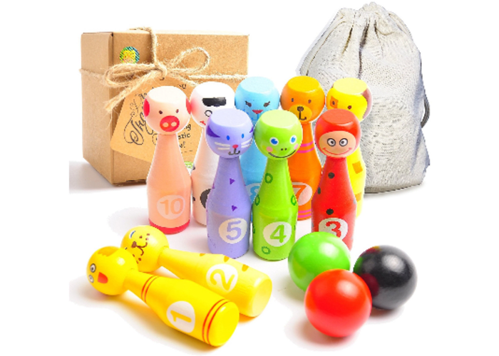 Kids Mini Indoor Bowling Set