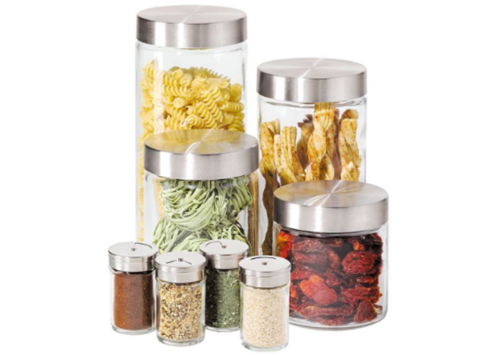 8-pc Canister and Spice Jars