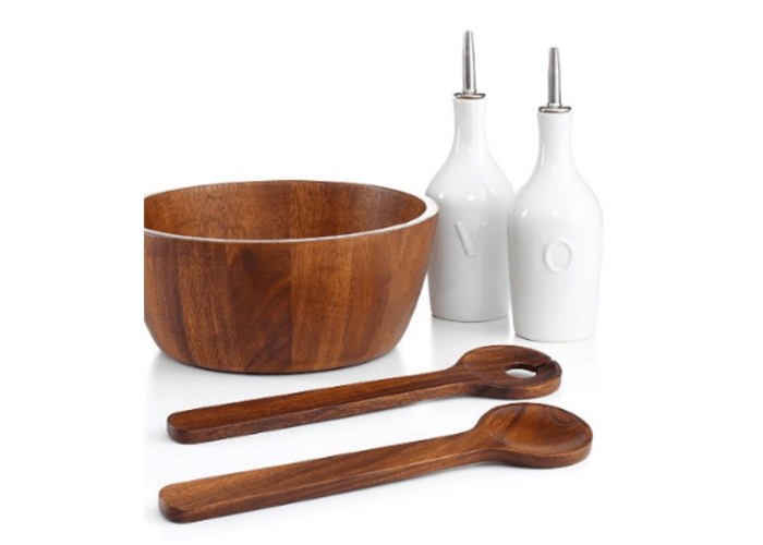 Acacia Wood 5-pc Salad Set