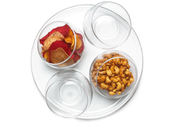 5-pc Entertaining Set w/ Tilted Bowls
