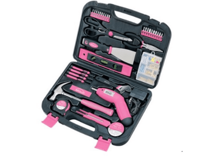 135-pc Pink Apollo Tools Set