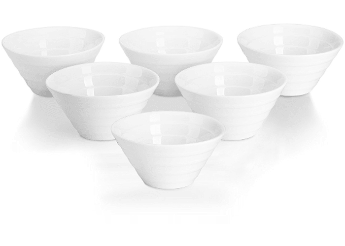 6-pk Porcelain Dessert Bowl Set