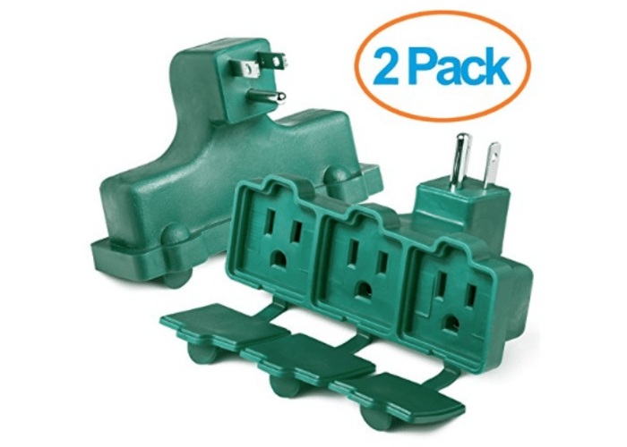 2-pk 3-Outlet Heavy Duty Splitters