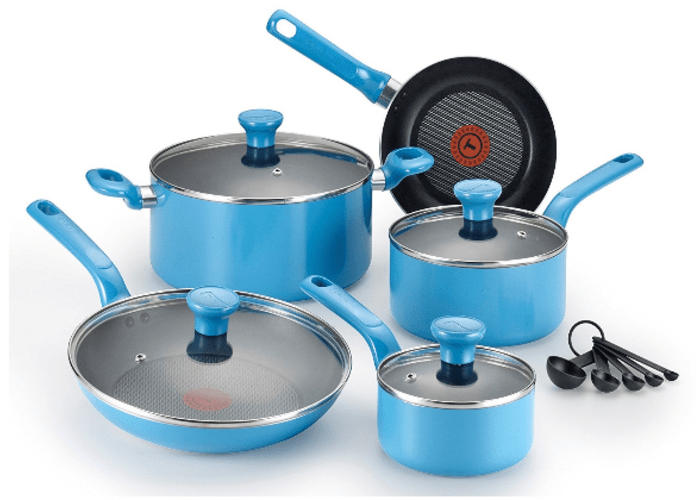 14-pc T-fal Thermo-Spot Cookware Set