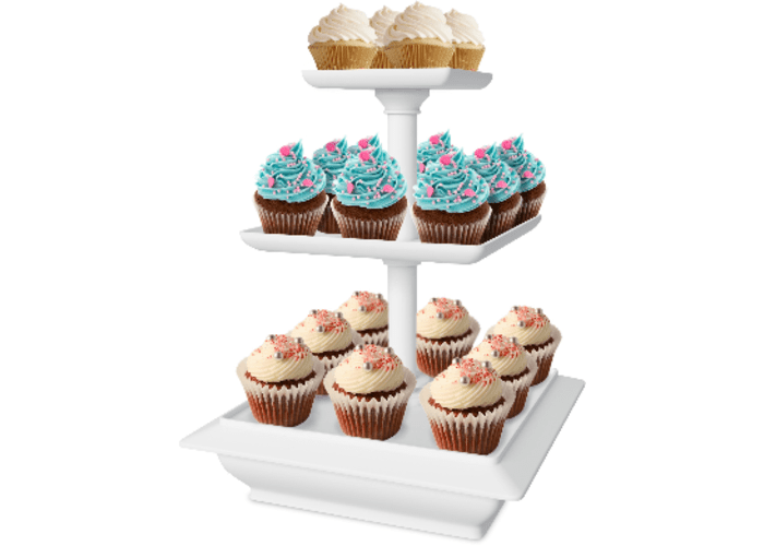 Chef Buddy 3-Tier Cupcake Stand