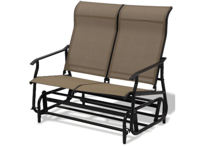 Double Patio Glider Rocking Armchair 