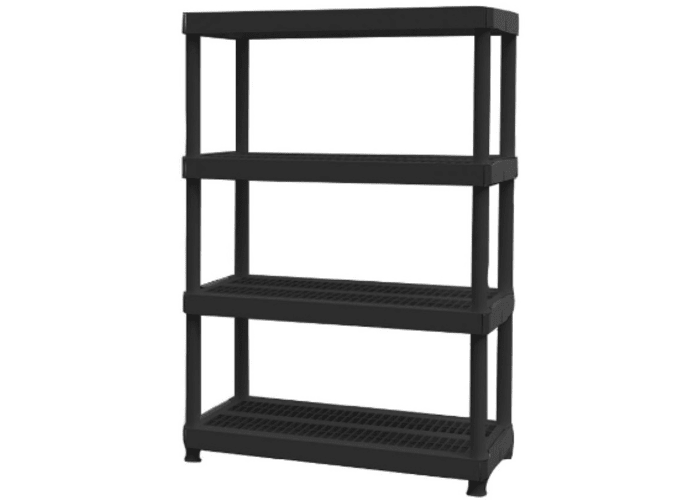 HDX Plastic Storage Shelving Unit