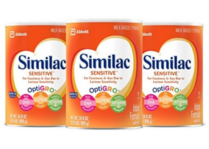 3-pk Similac Sensitive Infant Formula 