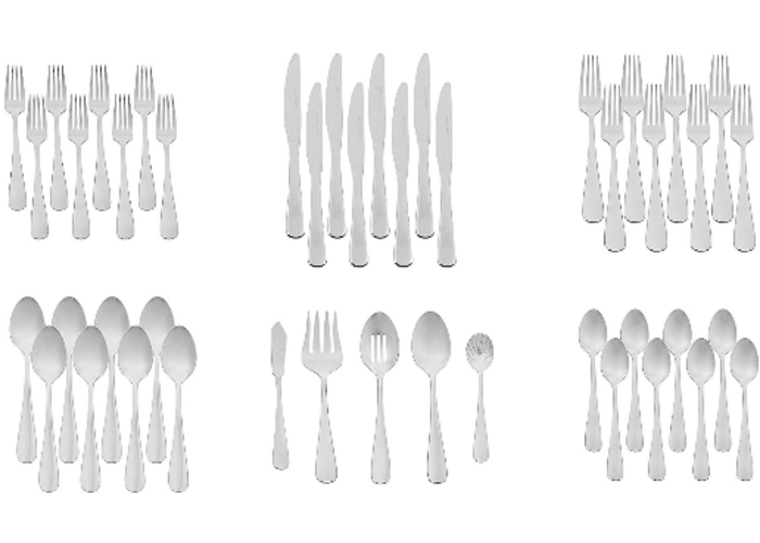 45-pc Stainless Steel Flatware Set