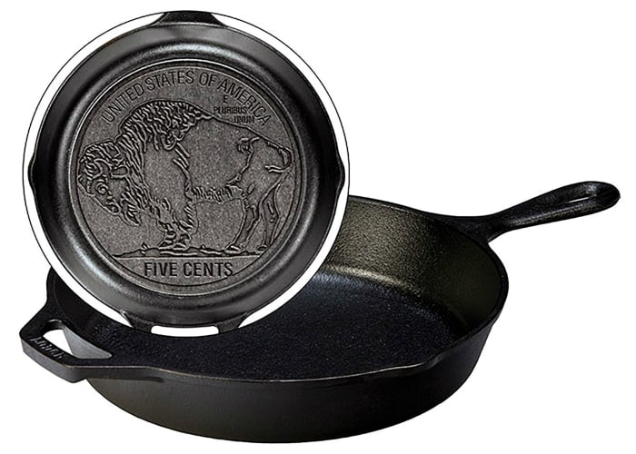 Lodge 10.25" Cast Iron Buffalo Nickel Skillet